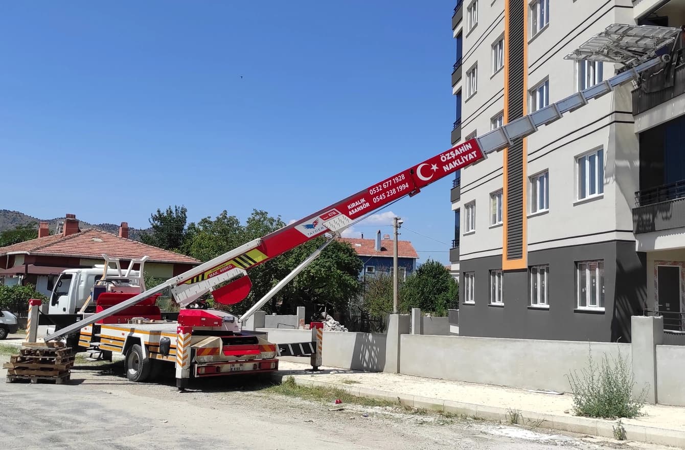 Osmancık evden eve nakliyat – Özşahin Nakliyat asansörlü taşıma